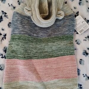 NWT • YOULY Stripped Charismatic Knitted Hoodie for Dogs (Size Large)